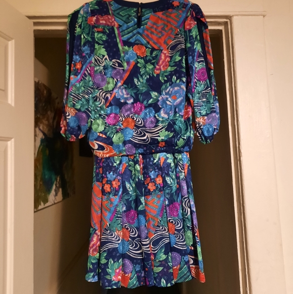 1980's psychedelic designer Diane Freis skirt set - Picture 13 of 15